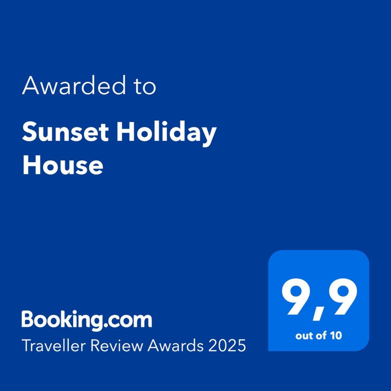 Sunset Holiday House Arhángelosz Kültér fotó